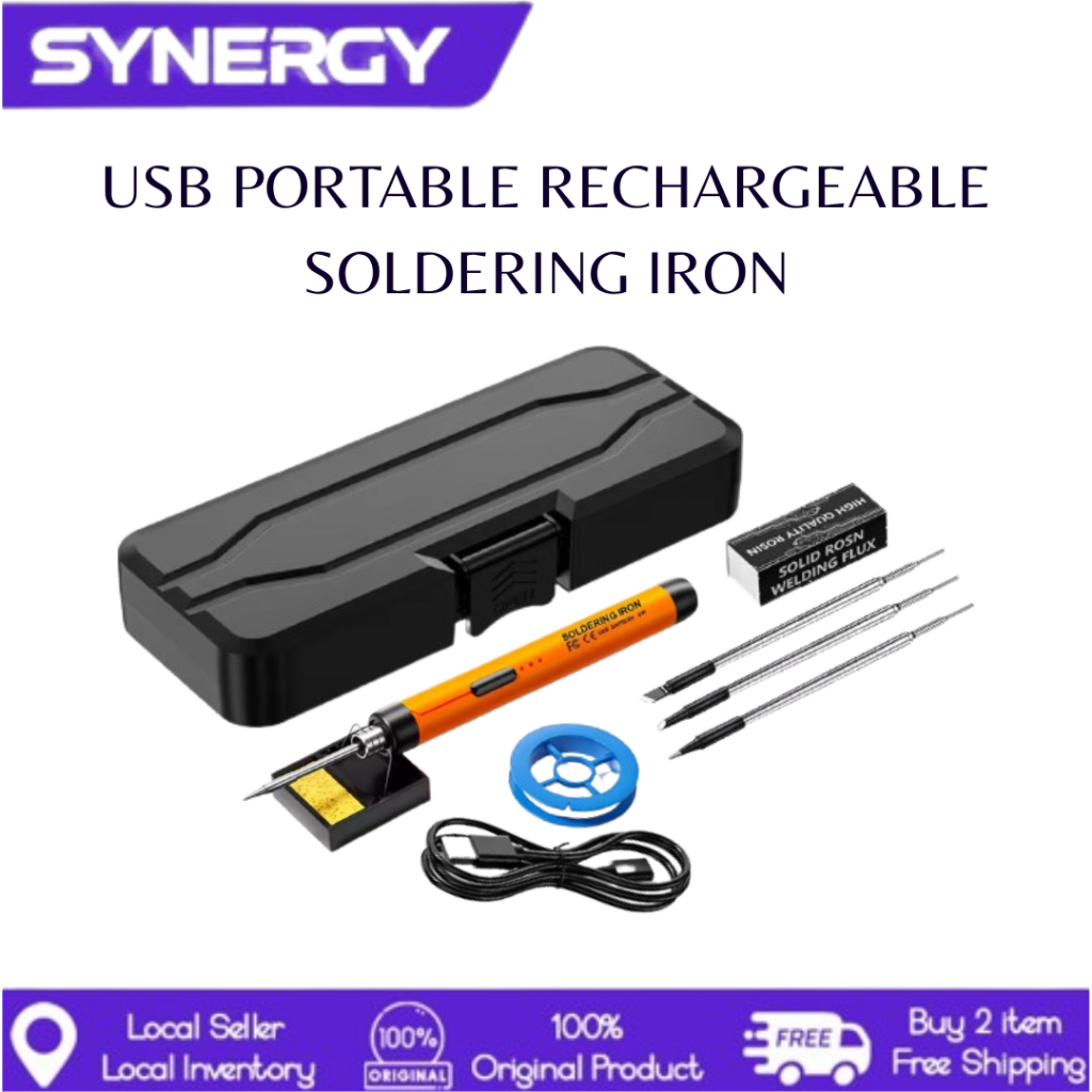 USB Wireless Charging Electric Soldering Iron Kit Portable USB5V8W ...