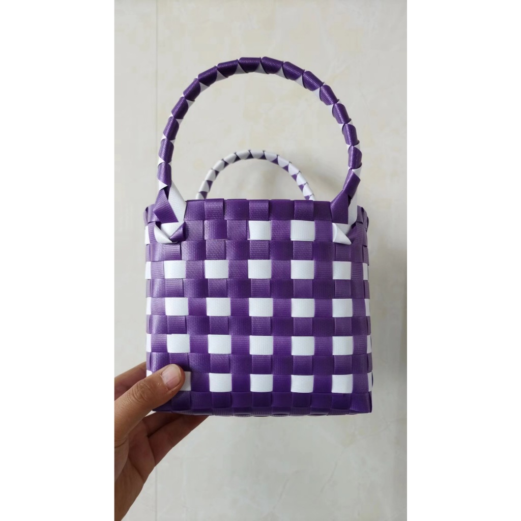 Beg Anyaman Goodies Bag (S) Beg Doorgift Bakul Anyaman Plastic Woven ...