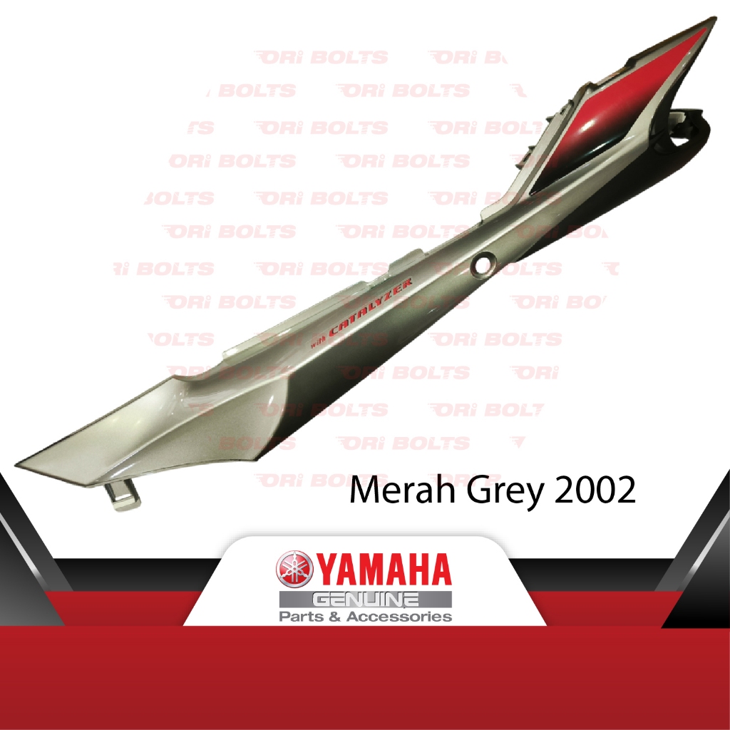 Yamaha Original RXZ Catalyzer Cata Body Cover Set Ekor Tepi Side ...