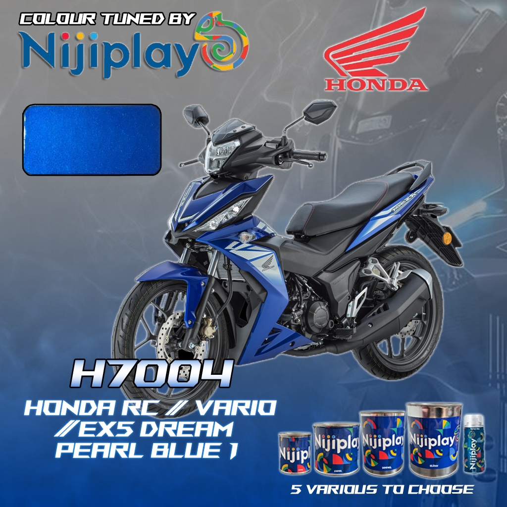 NIJIPLAY H7004 DREAM PEARL BLUE 1 * HONDA RC / VARIO / EX5 2K MOTOR ...
