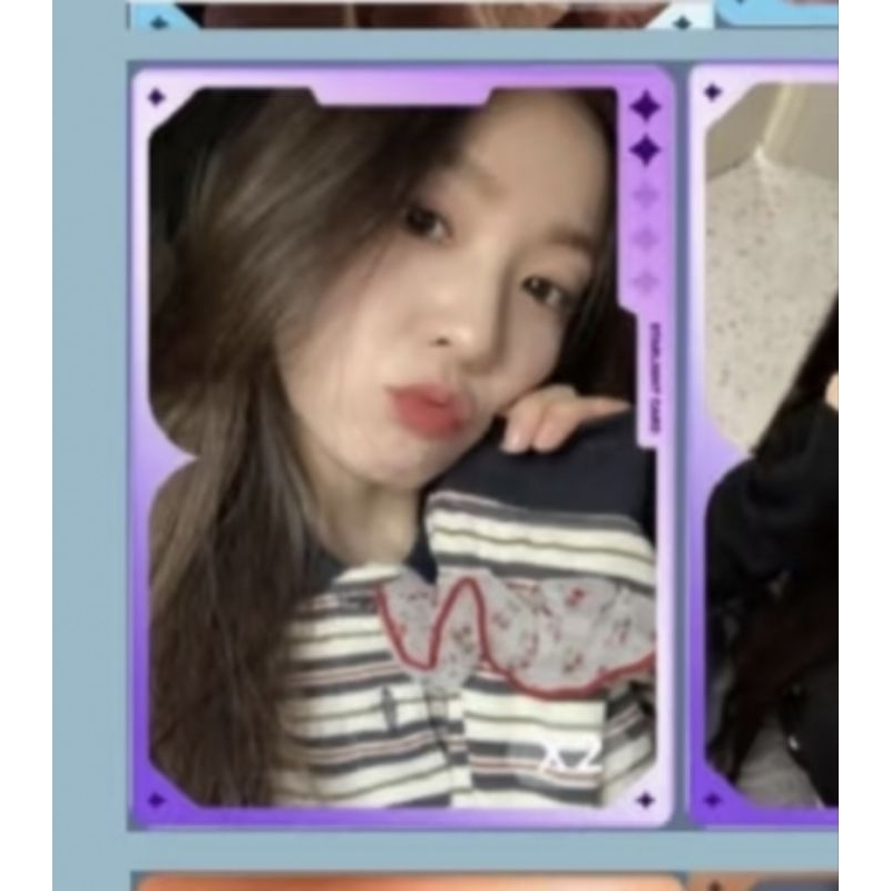 Red Velvet IRENE SOLO [LIKE A FLOWER] QQ MUSIC Starlight Photocard