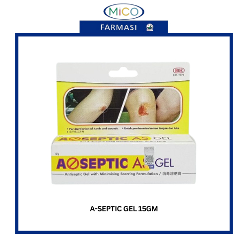A-SEPTIC GEL 15GM - [EXP: 11/2027] | Shopee Malaysia