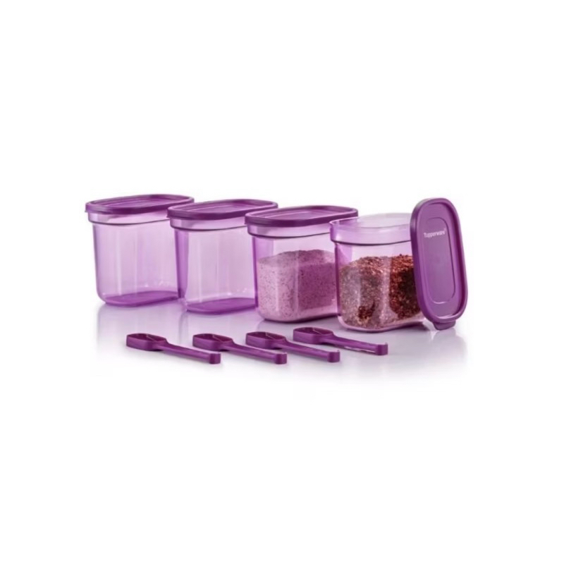 original 3x Tupperware Umami Collection 500ml Purple | Shopee Malaysia