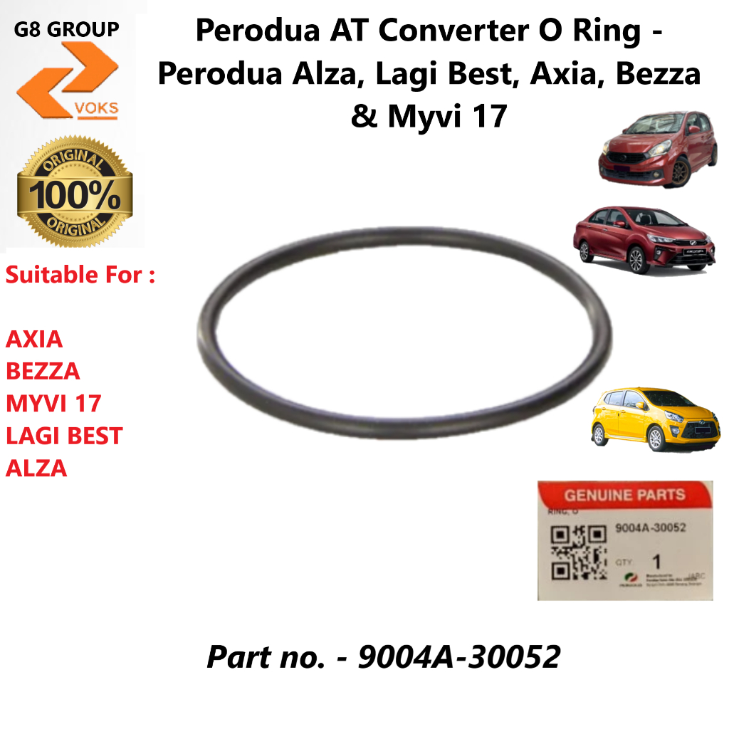 Perodua AT Converter O Ring - Perodua Axia, Bezza, Lagi Best, Myvi 17 ...