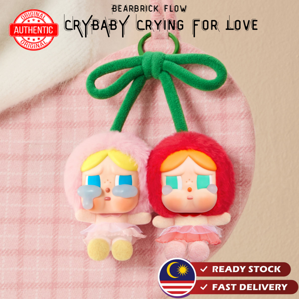 キーホルダー・アクリルキーホルダー Popmart crybaby crying for love cherry Amazon.com: POP MART Crybaby Crying for Love Series-Vinyl