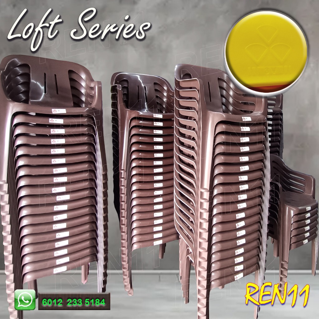 3v Plastic Chair,kerusi makan ,Cafe Chair,Dining Chair,Dining Furniture  30/50/100 pcs Klang Valley only