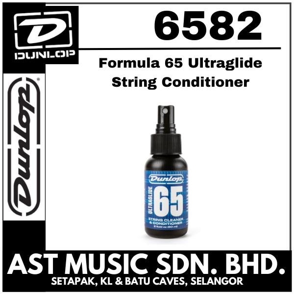 Jim Dunlop 6582 Formula 65 Ultra Glide - Conditionneur Nettoyant Pour Cordes De Guitare Et Basse 59 Ml