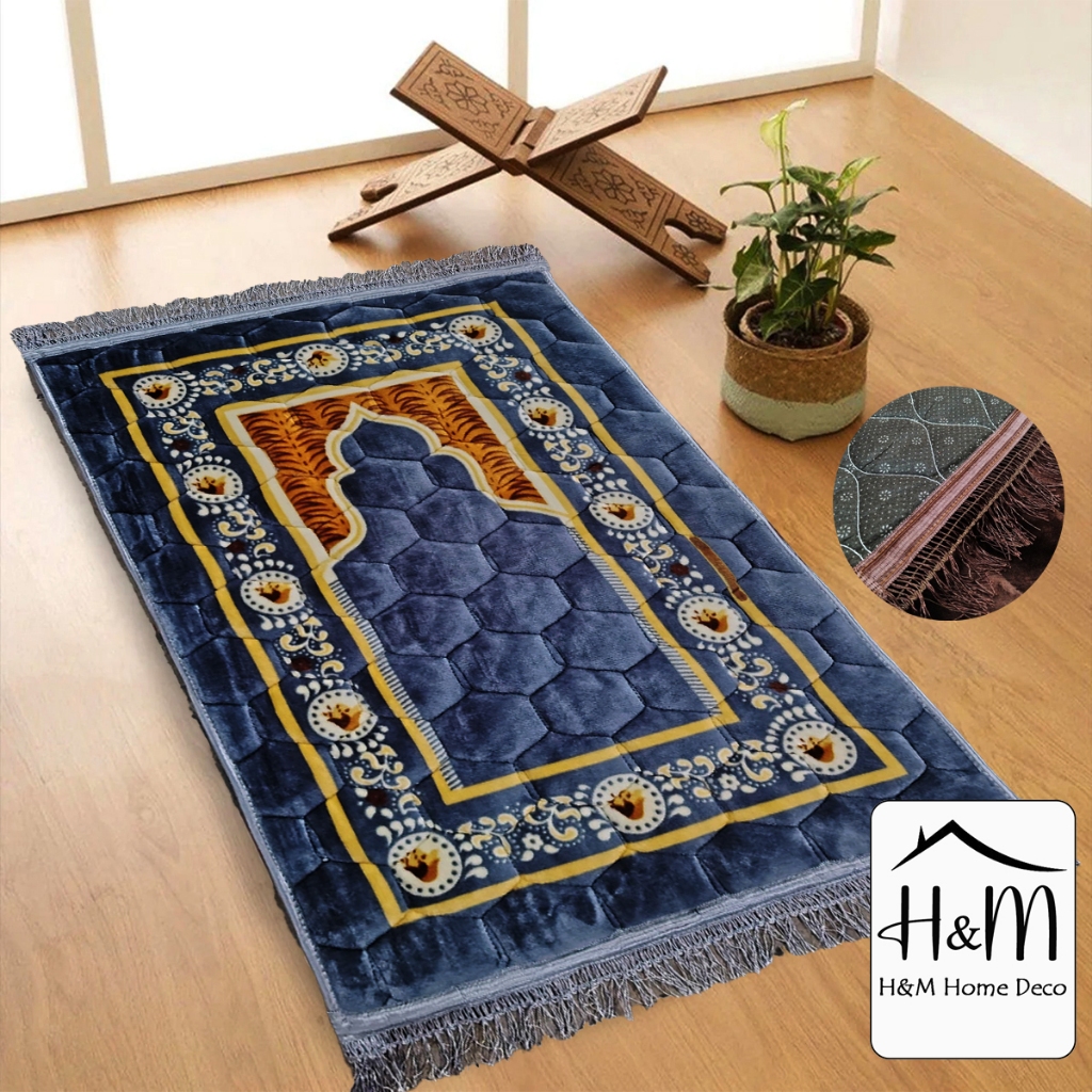 Soft Sejadah Sejadah Jahit Printed Sejadah King Size Sejadah Gebu Corak ...