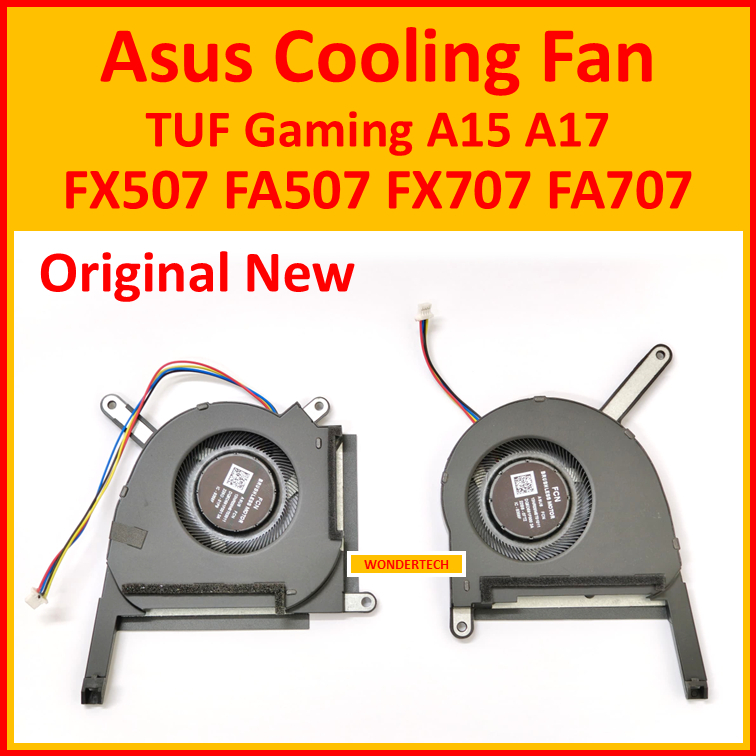 Asus TUF Gaming A15 A17 FX507 FA507 FX707 FA707 CPU GPU Cooling Fan ...
