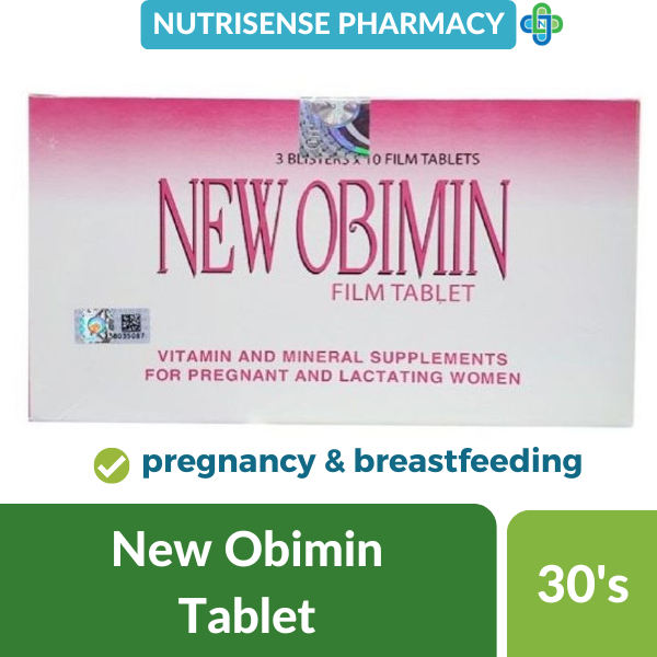 NEW OBIMIN FILM TABLET -30'S [PREGNANCY & BREASTFEEDING] | Shopee Malaysia