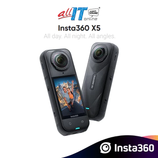 Insta360 X5 Waterproof 8K 360 Video 72MP Photo Dual Lens Action Camera | Leading Low Light | Stabilization