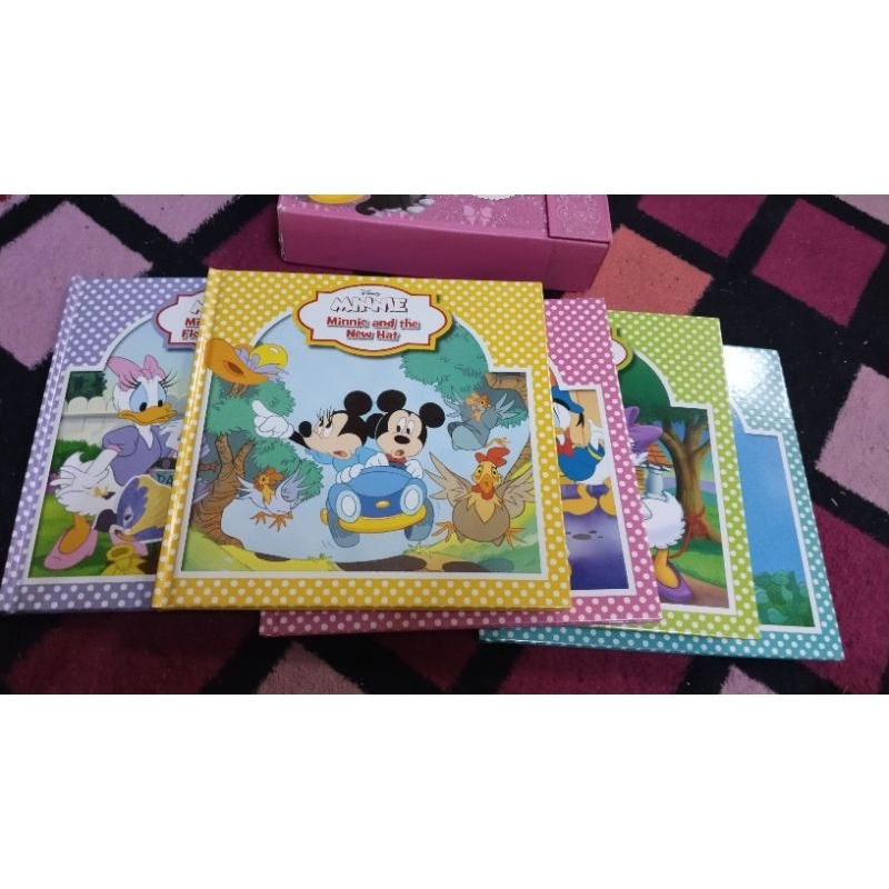 Minnie Mouse Storybook Library 5 book Inside | Shopee Malaysia