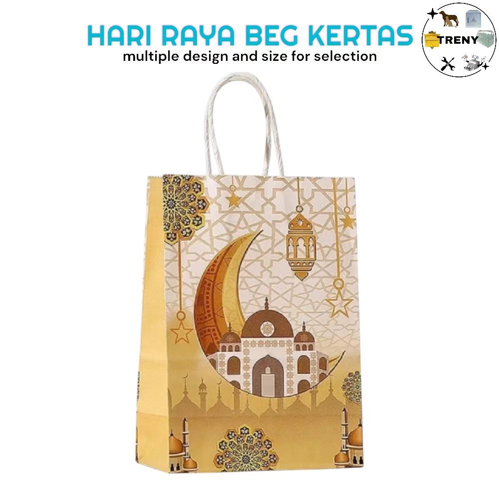 Hari Raya Paper Bag For Festival Celebration | Ramadan Eid Foldable ...