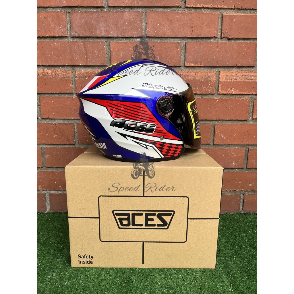 TOPI KELEDAR HELMET ACES R1 PATRIOT (Merdeka Special Edition) | Shopee ...