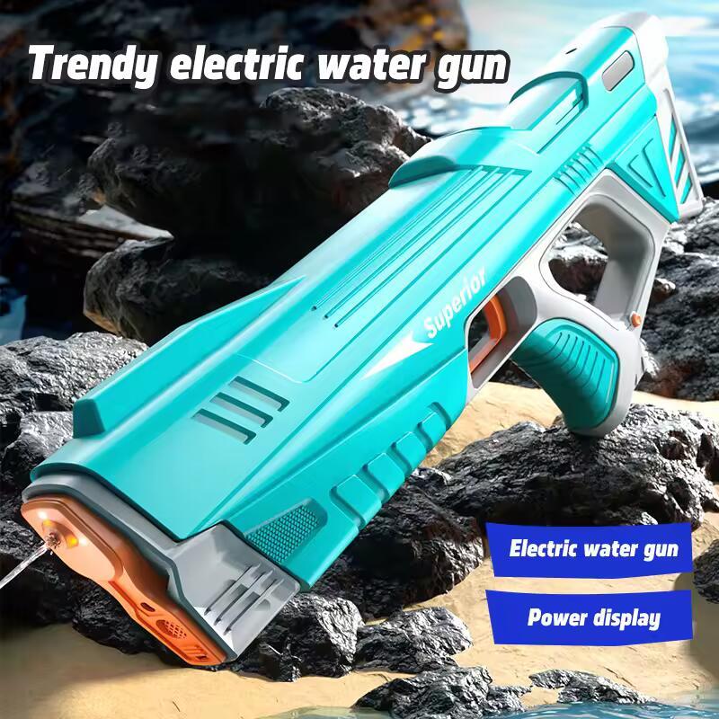 43CM Electric Toy Water Gun Automatic Guns Children Auto Shooting Power ...