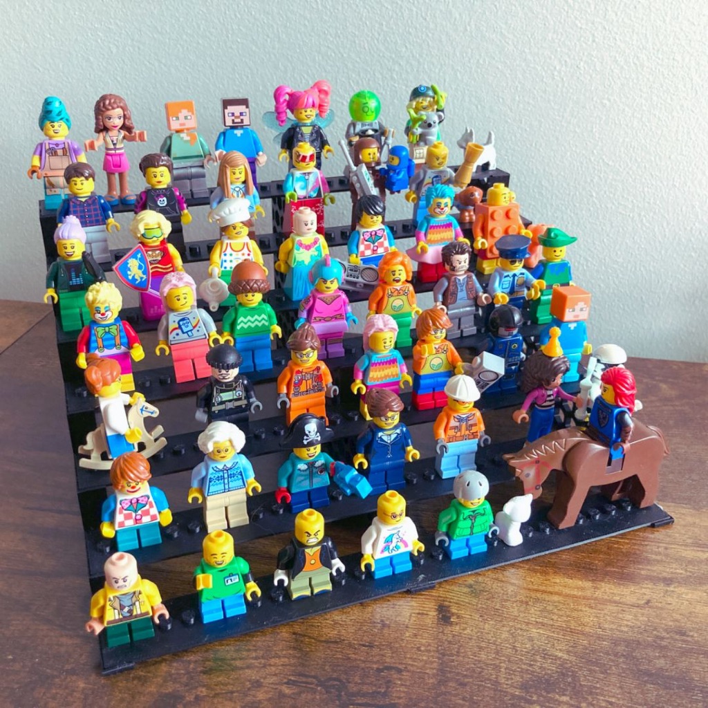 Lego Brick MiniFig / Minifigure Stand / Display Rack | Shopee Malaysia