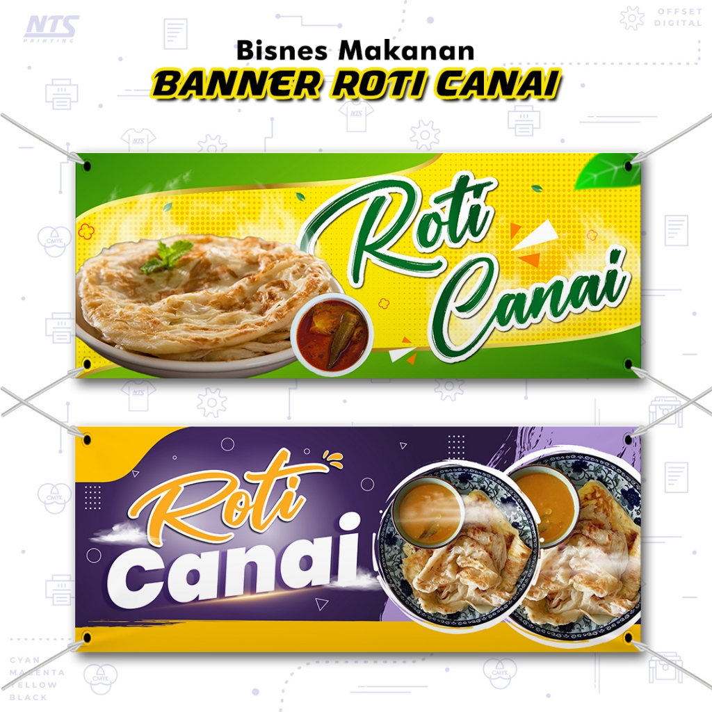 READY DESIGN BANNER ROTI CANAI - PENIAGA KEDAI / GERAI / MAKANAN ...
