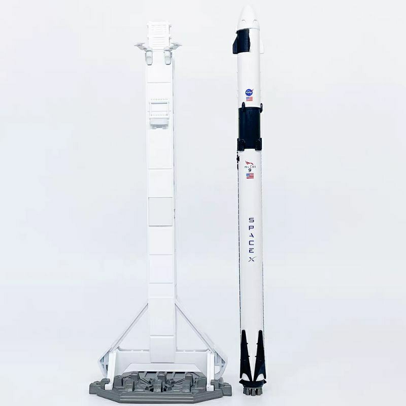 Space X Falcon 9 Launch Edition Space Shutter Rocket NASA 1/200 Diecast ...