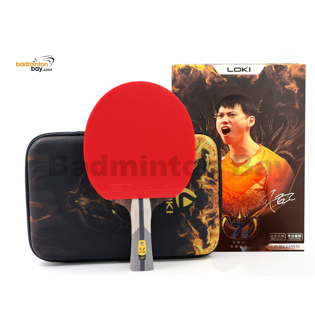 Loki 7 RXTON 7 Star Professional Ping Pong Bat Carbon Original Bag ...