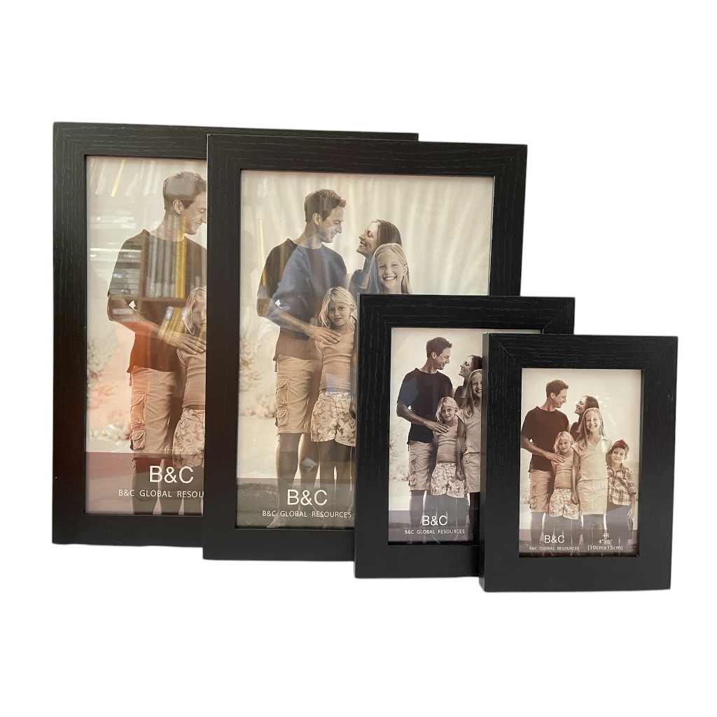 Photo Frame Size - 4R / 5R / A4 / 10R - Black & Brown Color(1pc ...
