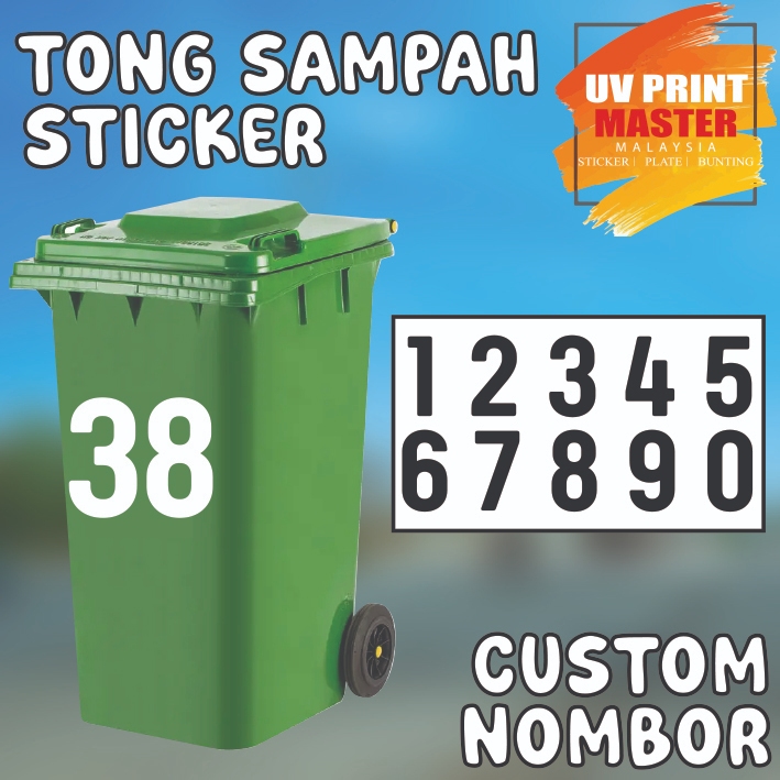 STICKER PLOTTING TONG SAMPAH WATERPROOF / TONG AIR / TONG SAMPAH ...