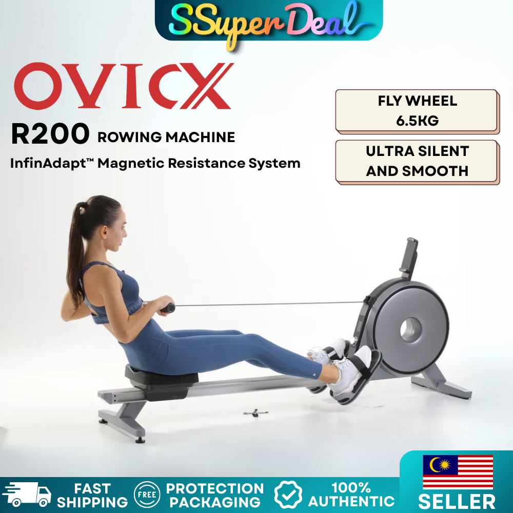 (FREE MASSAGE GUN) OVICX R200 Single Track Foldable Indoor Poly-V Belt ...