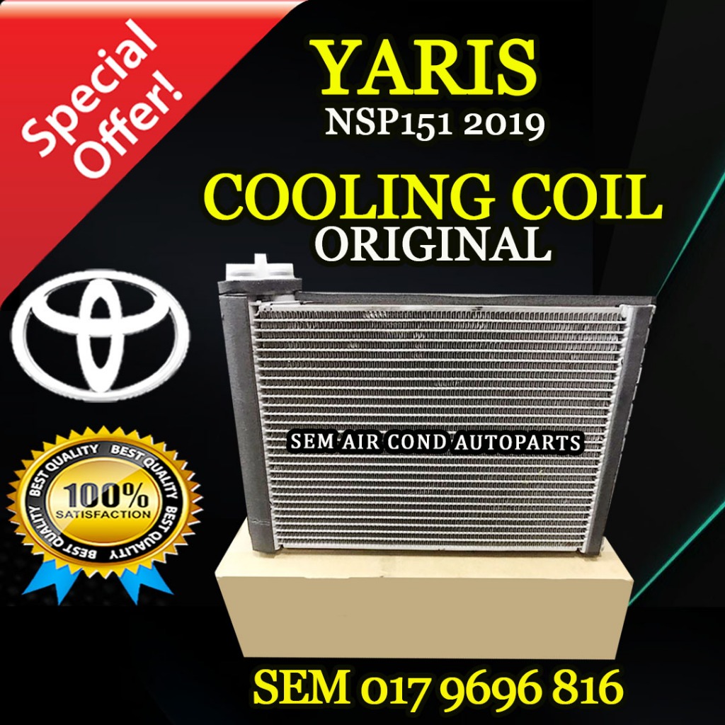 TOYOTA YARIS NSP151 2019 YEAR ORIGINAL COOLING COIL/ EVAPORATOR (CAR ...