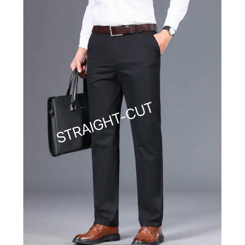 straight-cut dock seluar slack size (28-40) fast shipping | Shopee Malaysia