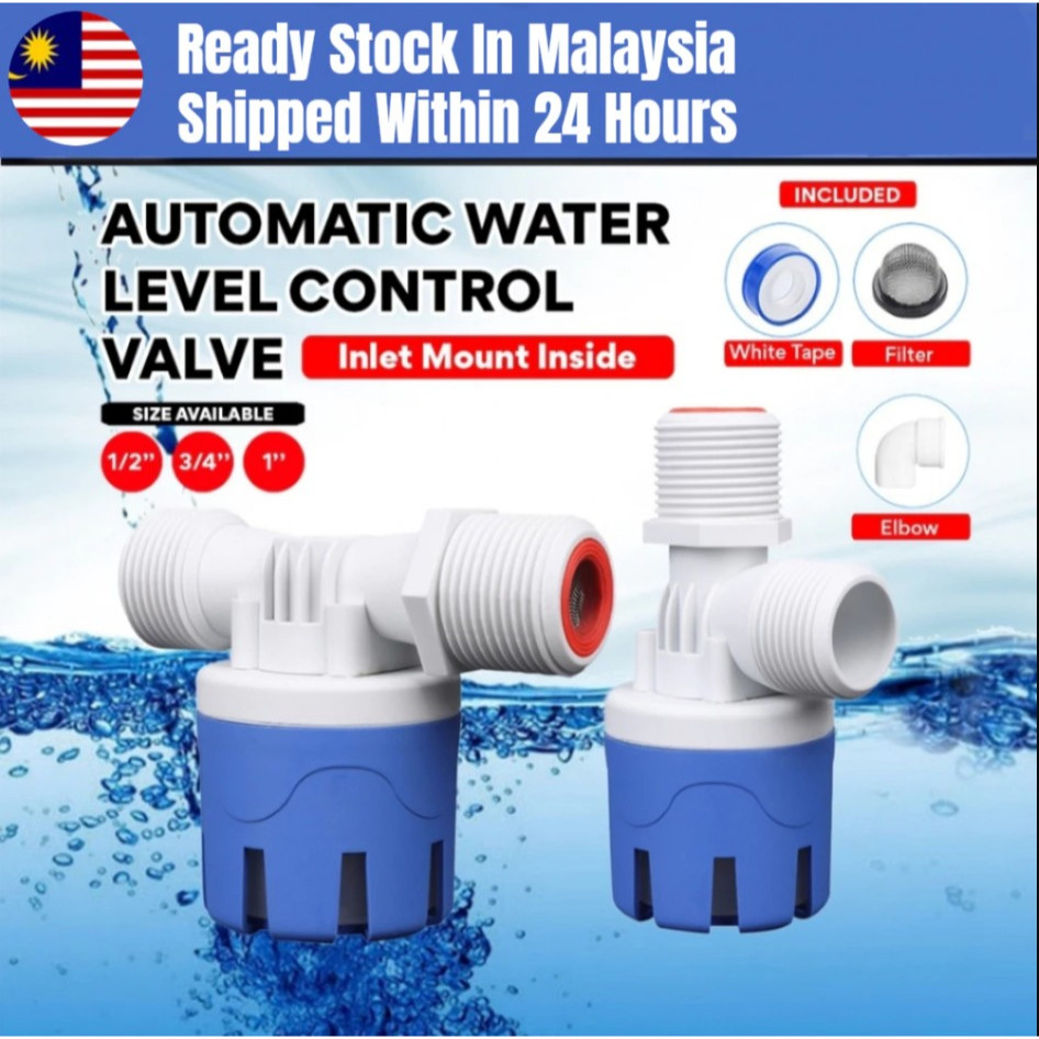 【Local】Ready Stock Automatic Water Level Control Valve Toilet Float ...