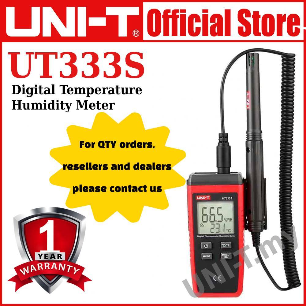 UNI-T UT333S Digital Temperature Humidity Meter | Shopee Malaysia