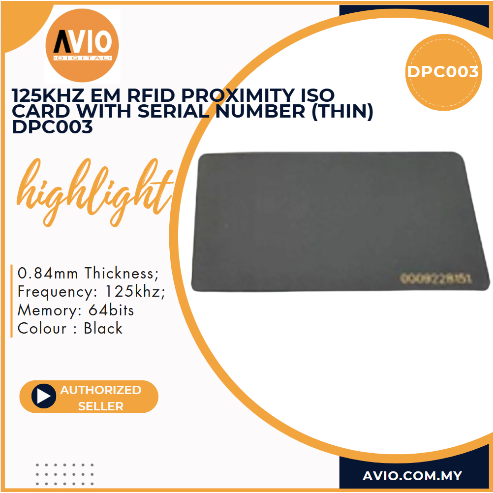 Door Access Control EM RFID ID Proximity ISO Card Different Number ...