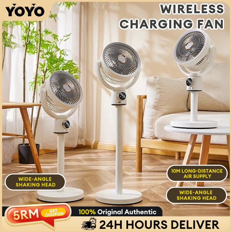 New Kipas Camping Rotatable Charging fan Retractable Remote control ...