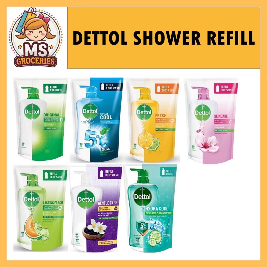 Dettol Shower Gel Refill Pack 750g/720g | Shopee Malaysia