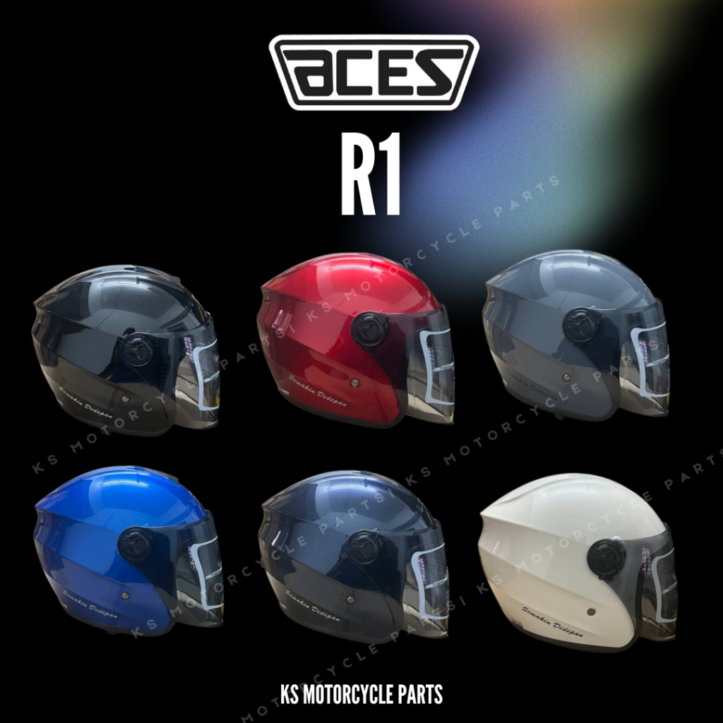 HELMET ACES R1 [SIRIM APPROVED] | Shopee Malaysia