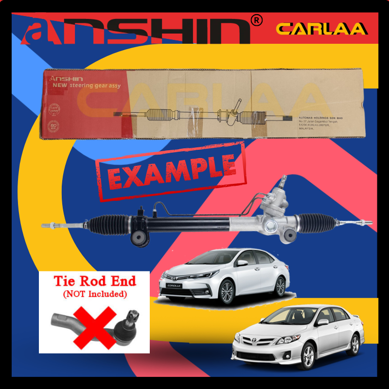 ANSHIN JAPAN Quality TOYOTA ALTIS ZRE142 172 STEERING RACK ASSY (ada ...