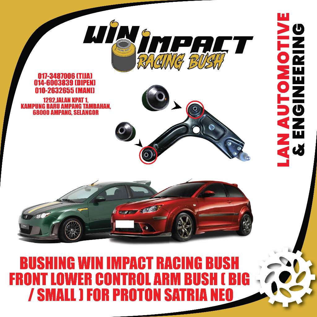 BUSHING WIN IMPACT RACING BUSH FRONT LOWER CONTROL ARM BUSH ( BIG ...
