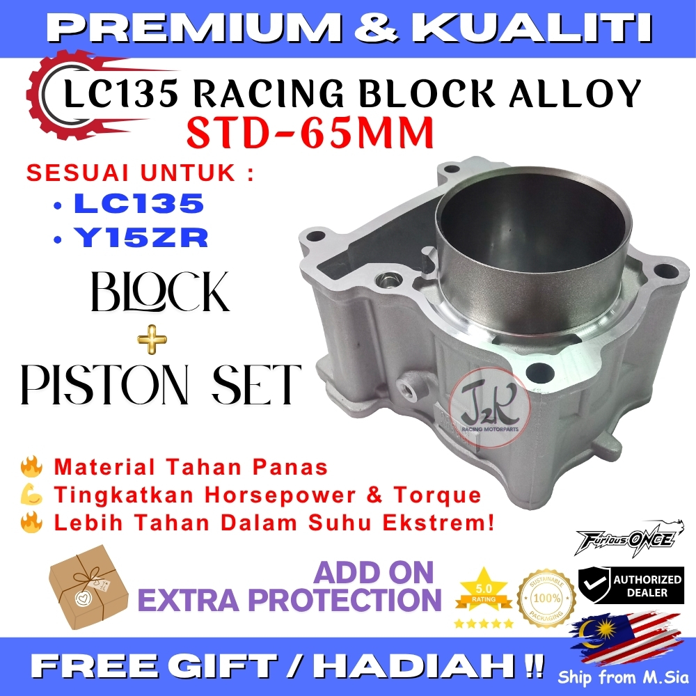 Yamaha Lc135 Block racing 135lc Yamaha Lc 135 Standard 57mm 60mm 61mm ...