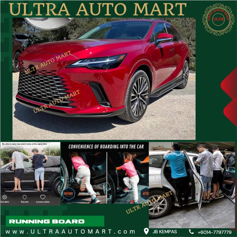 LEXUS NX300 NX350 RX300 RX350 2023-2025 SIDE STEP PEDAL RUNNING BOARD ...