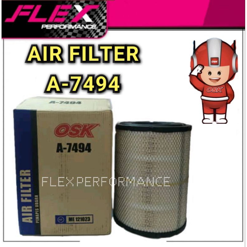 OSK A-7497 AIR FILTER Malaysia Mitsubishi Canter FB511FE83 FE71 Air ...