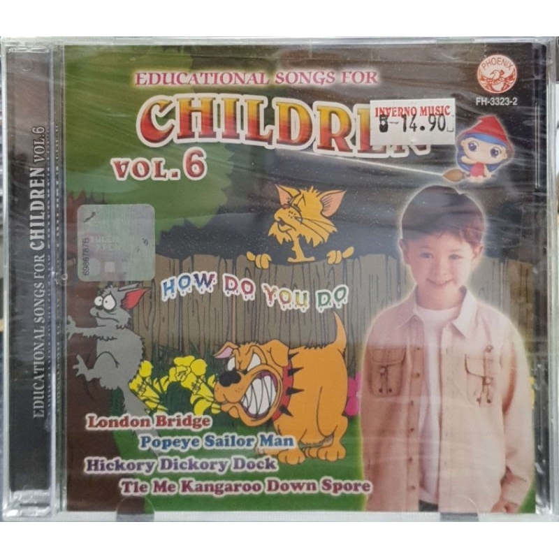 Educational Songs For Children Vol.6 (CD) | Shopee Malaysia