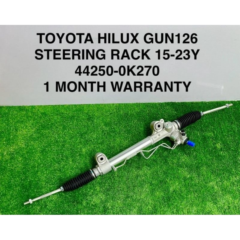TOYOTA HILUX GUN126 STEERING RACK 15-23Y ( NO INCLUDE TIE ROD) | Shopee ...