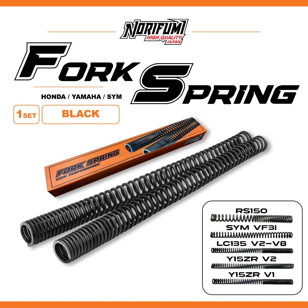 FORK SPRING RACING NORIFUMI / KD Y16 Y15 LC135 NMAX V3 NVX155 SRL115 ...