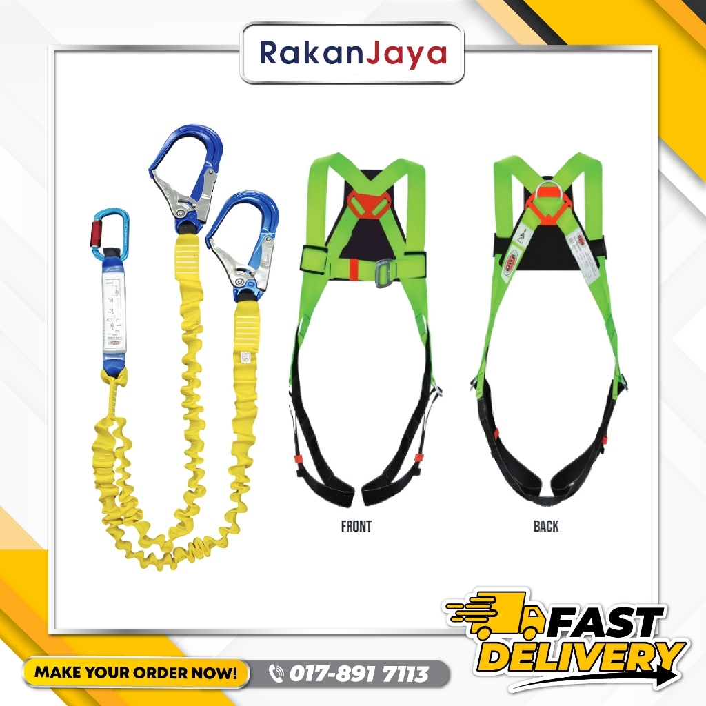 MSAFE BODY HARNESS FULL SET (MODEL : BHS-200) | Shopee Malaysia