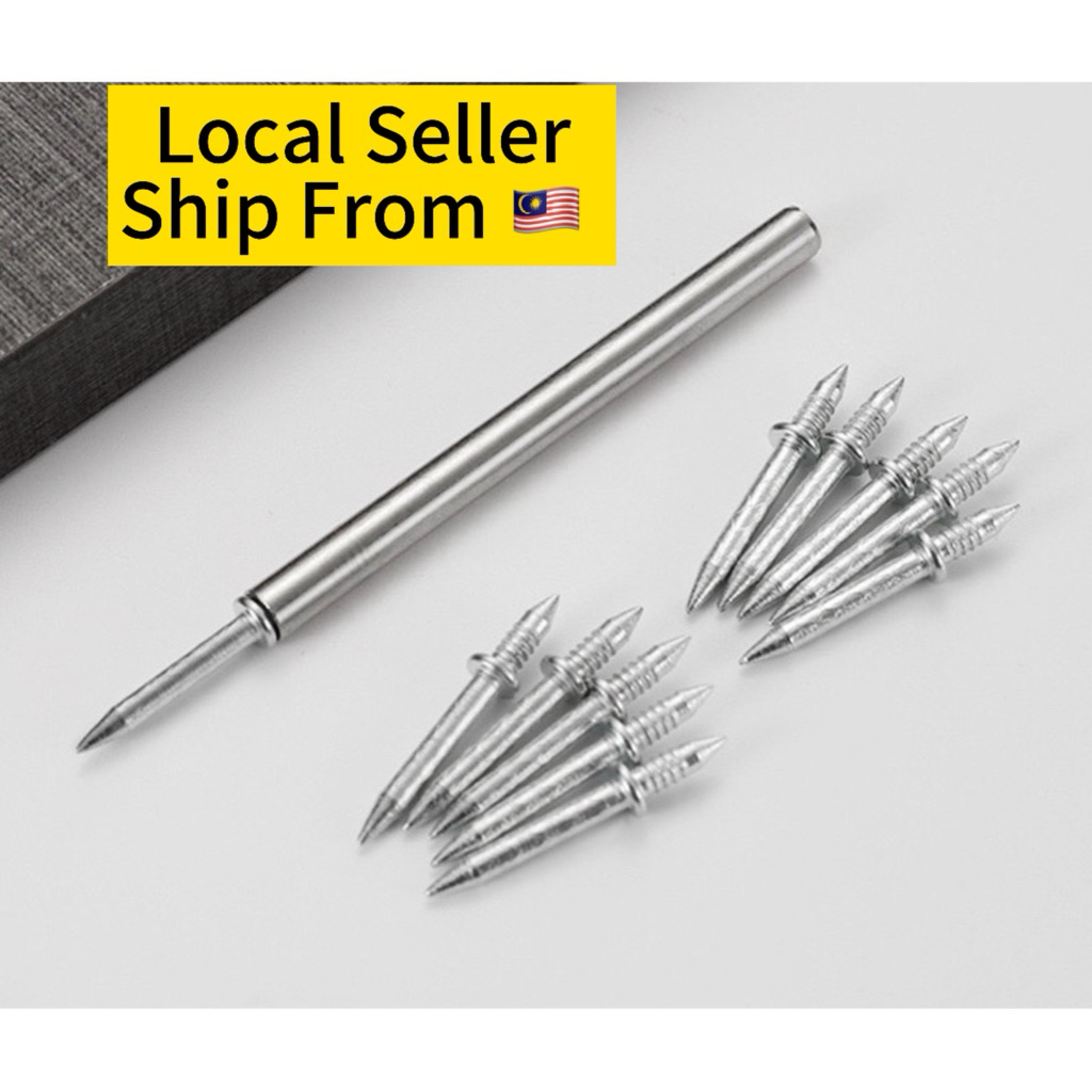 Angle board nails 100pcs/bag Skirting Thread Invisible Special Hidden ...