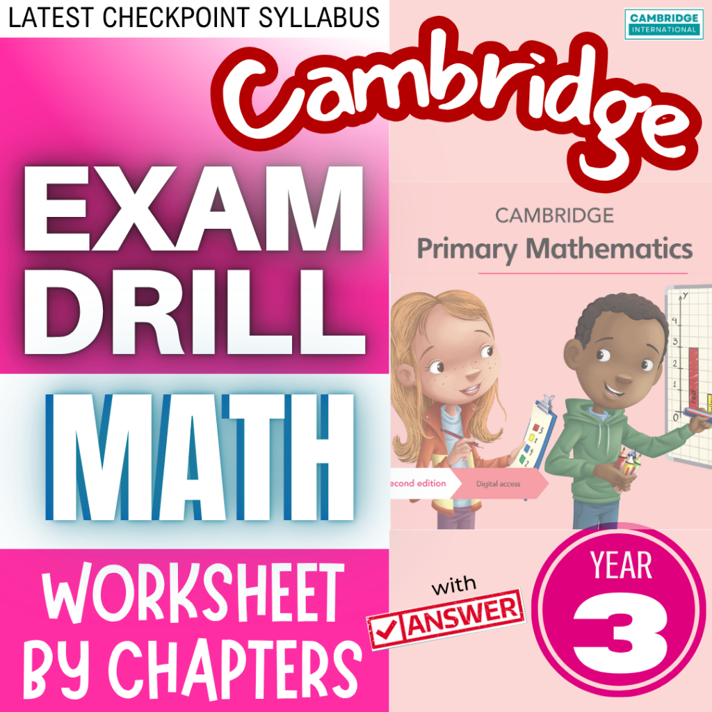 47C New Cambridge Primary Mathematics Exam Drill Worksheet by Chapter ...