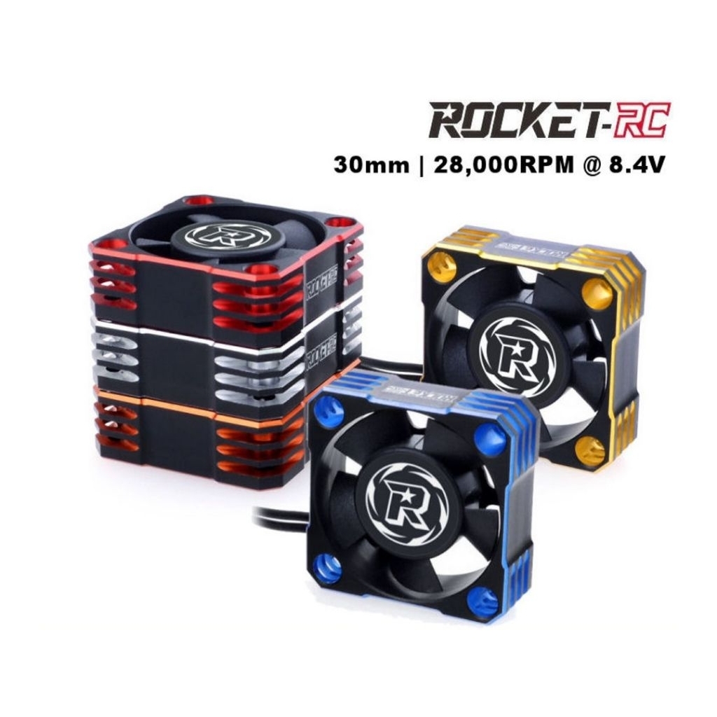 Rocket-RC V2 30mm Aluminum Cooling Fan 28,000RPM | Shopee Malaysia
