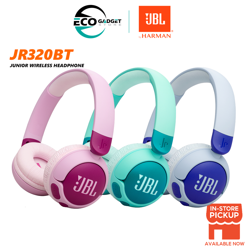 JBL Jr310BT Cuffie Wireless Per Bambini – Bluetooth, Volume Limite 85dB, Batteria 30 Ore, Pieghevoli, Con Microfono E Adesivi