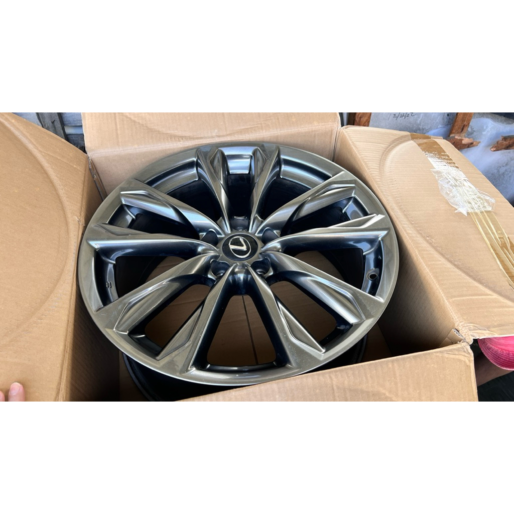 Original Lexus 19”Dark Metallic finish rims (Used Parts) | Shopee Malaysia