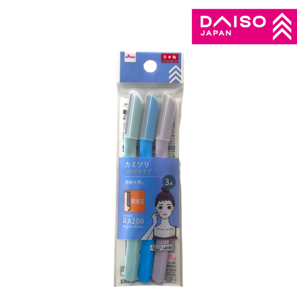 DAISO Razors (regular blade, 3 pieces) | Shopee Malaysia