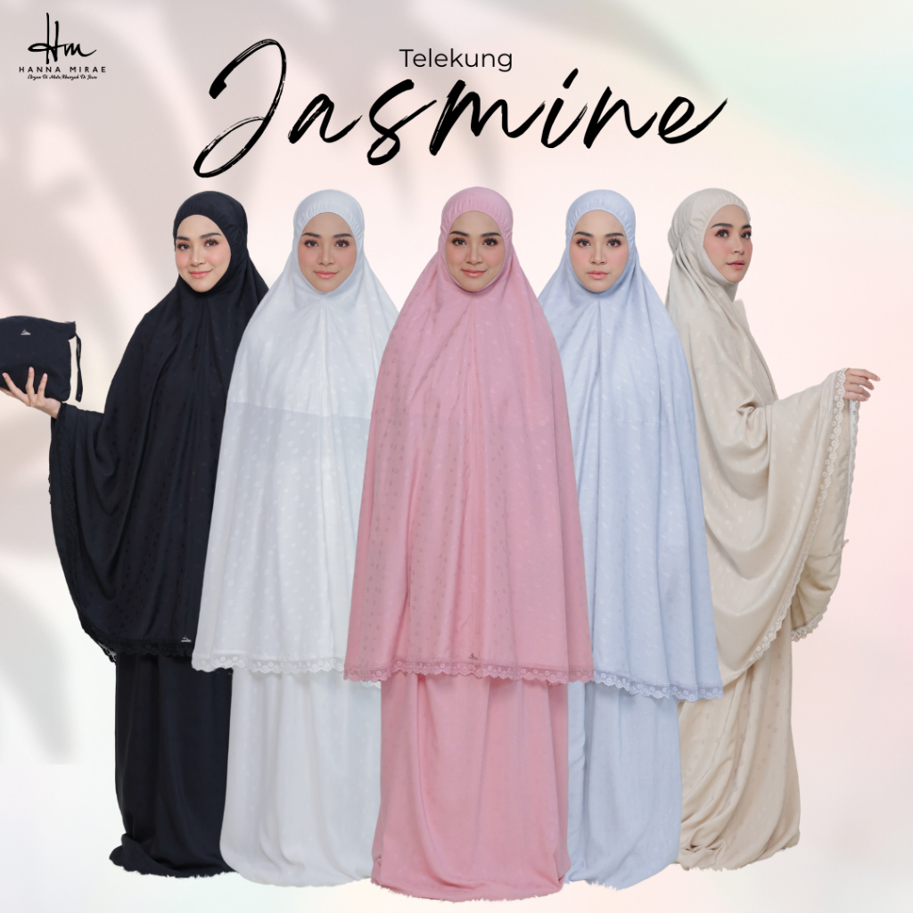 Telekung Travel Cotton Jacquard Renda corak classic | Shopee Malaysia